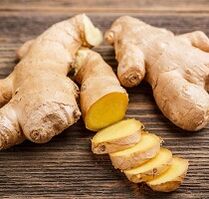 Ginger root increases strength