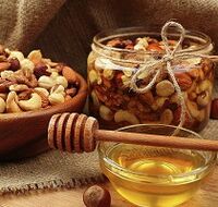 honey and nuts to increase strength